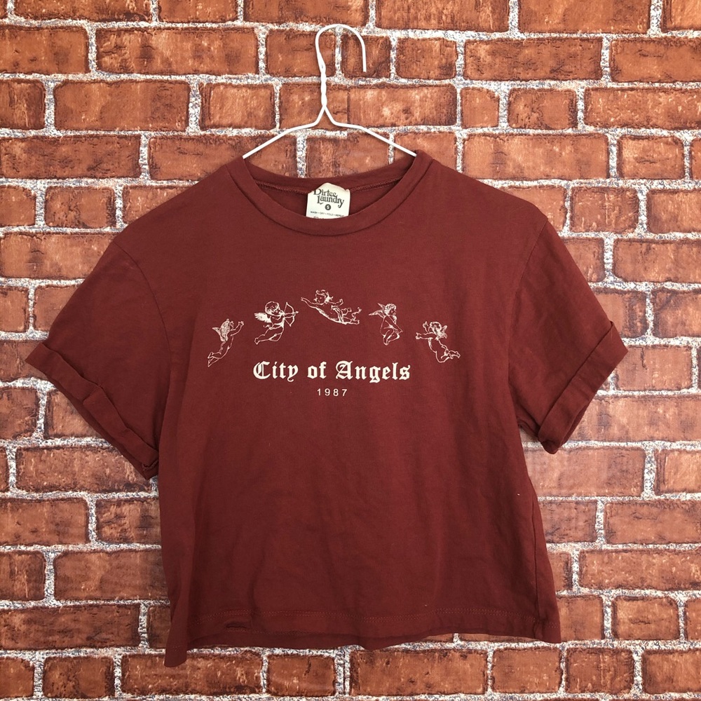 💢SOLD💢Dirty Laundry Crop Top